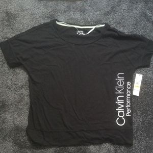 Black Calvin Klein performance shirt